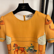 HERMES 26S SHORT SLEEVED DRESS 527