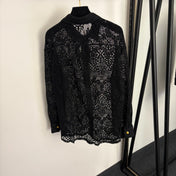 CELINE 26S LONG SLEEVE LACE SHIRT 151