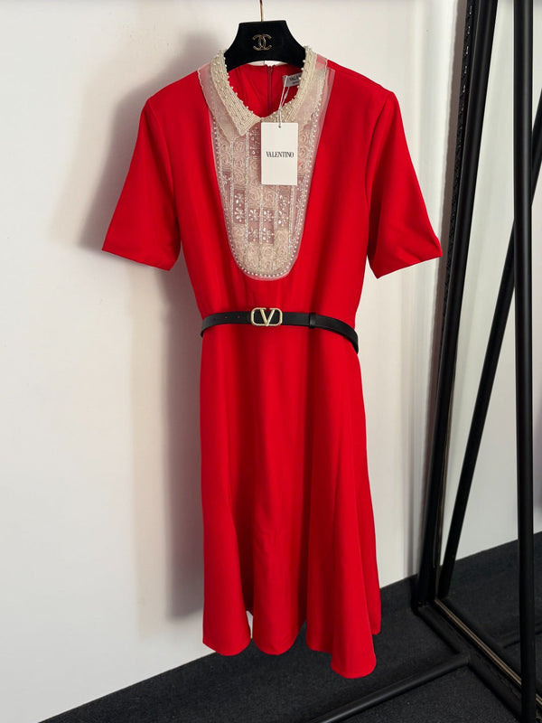 VALENTINO 26S SHORT SLEEVE DRESS 232