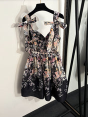 ZIMMERMANN 26S FLORAL DRESS WITH BELT STYLE 17