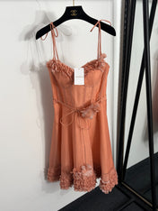 ZIMMERMANN 26S RUFFLED CORSET MINI DRESS 272