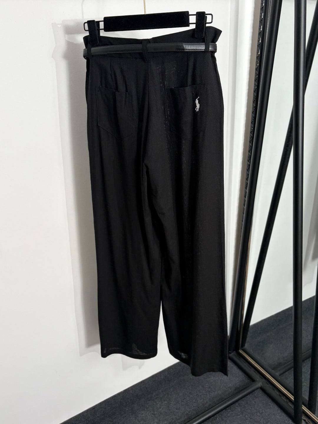 RALPH LAUREN 26S HIGH WAIST WIDE LEG PANTS 436