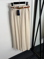 RALPH LAUREN 26S HIGH WAIST WIDE LEG PANTS 438