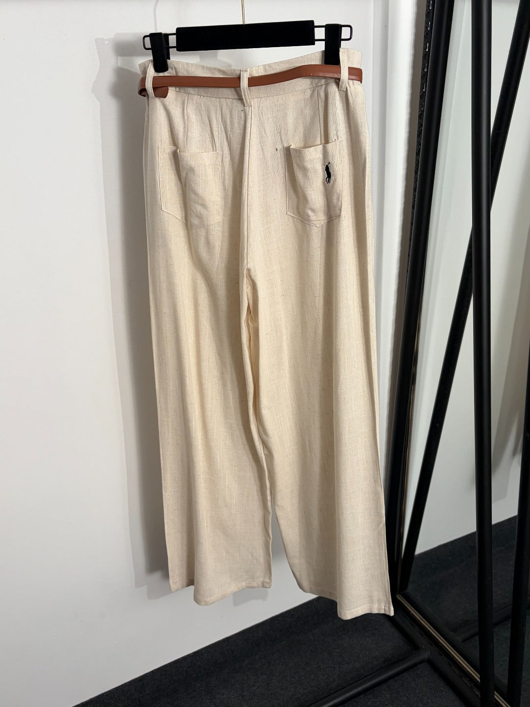 RALPH LAUREN 26S HIGH WAIST WIDE LEG PANTS 438