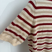 VALENTINO 26S SHORT-SLEEVE TURTLENECK KNIT TOP 436