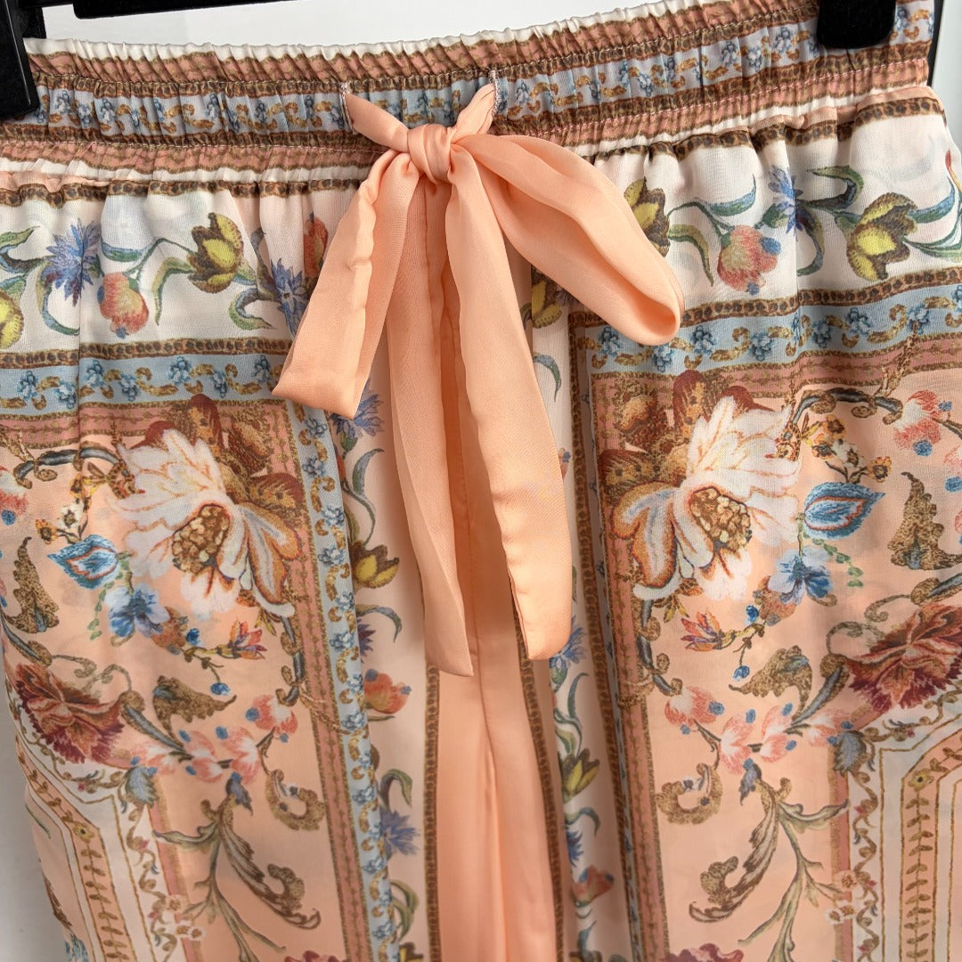 ZIMMERMANN 26S PRINTED SHIRT & WIDE-LEG PANTS SET 287