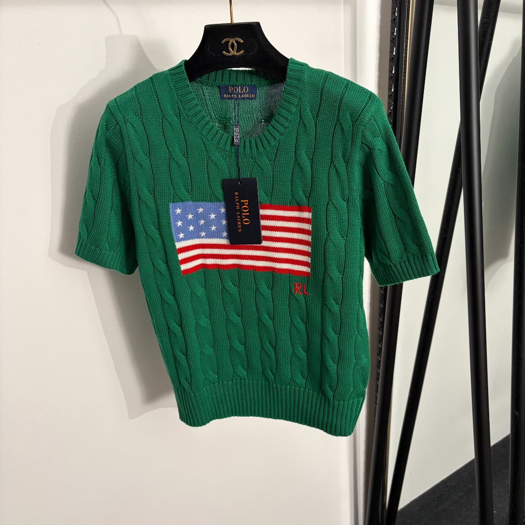 RALPH LAUREN 26S SHORT SLEEVE KNIT TOP 408