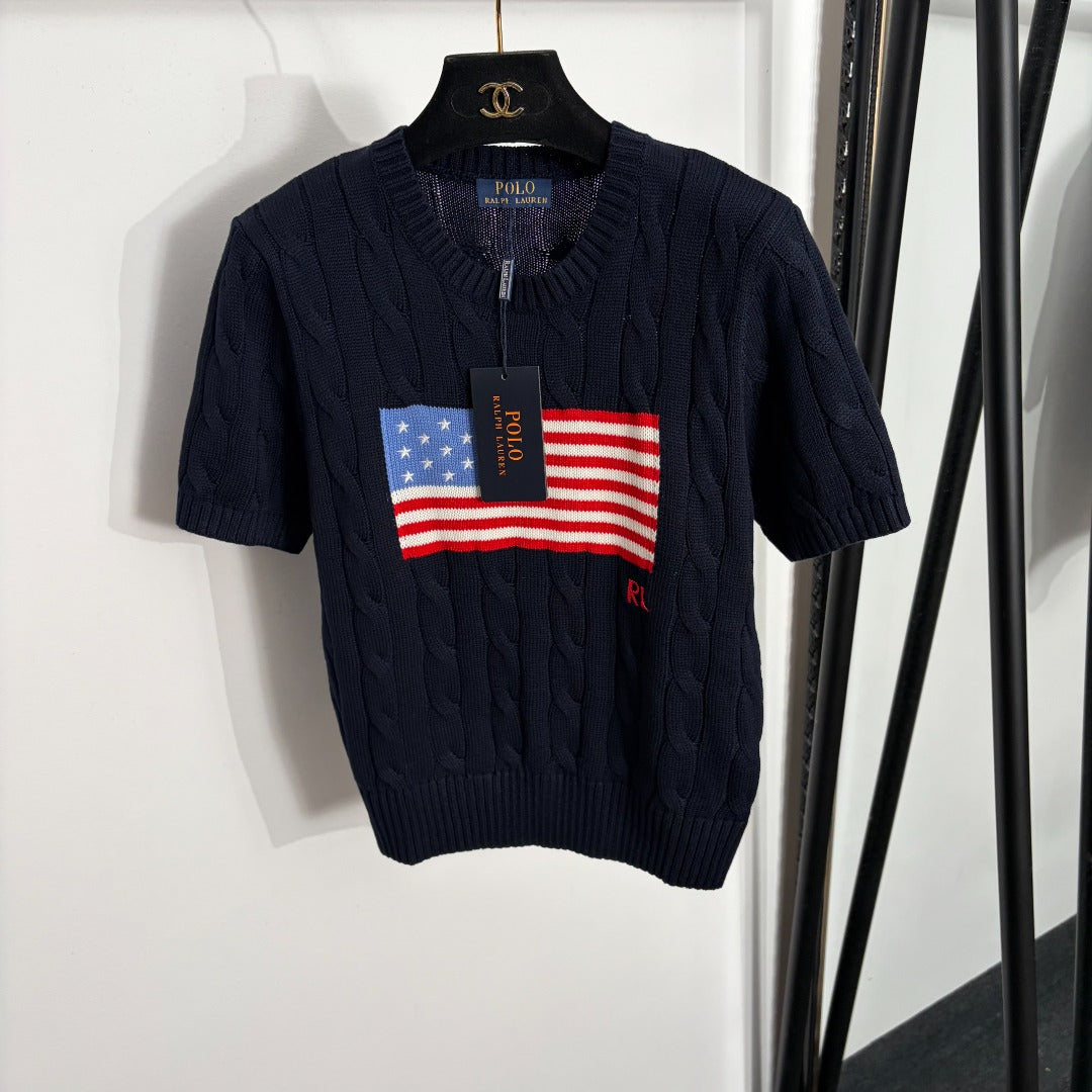 RALPH LAUREN 26S SHORT SLEEVE KNIT TOP 407