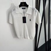 RALPH LAUREN 26S SHORT SLEEVE POLO KNIT TOP 402