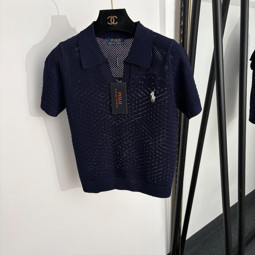 RALPH LAUREN 26S SHORT SLEEVE POLO KNIT TOP 404