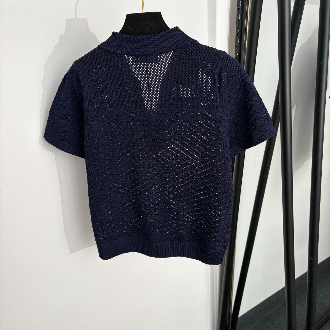 RALPH LAUREN 26S SHORT SLEEVE POLO KNIT TOP 404