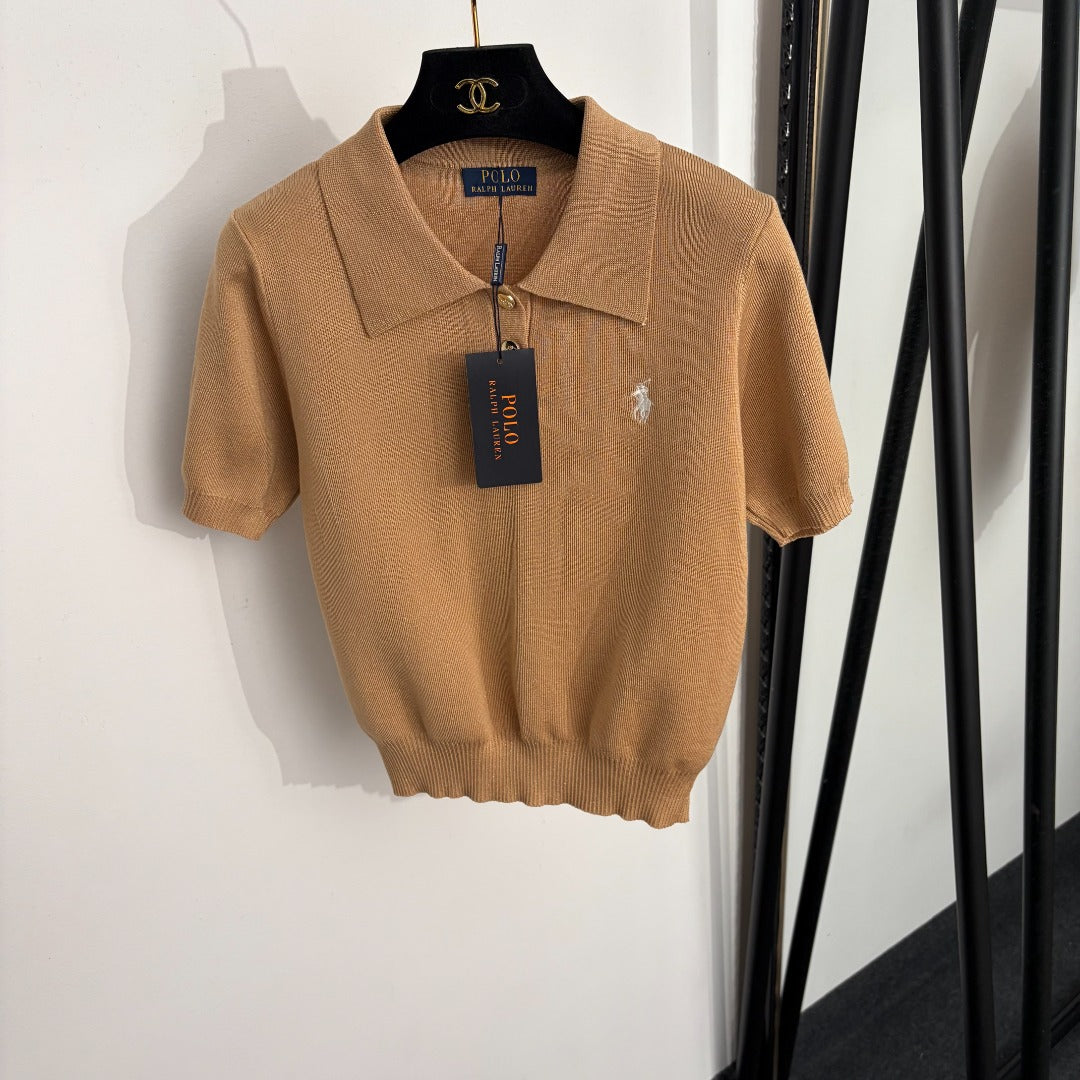 RALPH LAUREN 26S SHORT SLEEVE POLO KNIT TOP 401