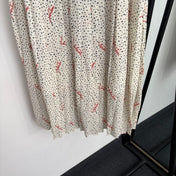 VALENTINO 26S HIGH-WAISTED PLEATED MIDI SKIRT 422