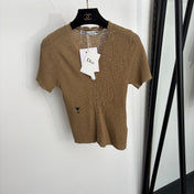 DIOR 26S SHORT-SLEEVE KNIT CARDIGAN 1396