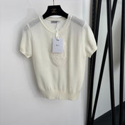 DIOR 26S SHORT-SLEEVE KNIT TOP 1392