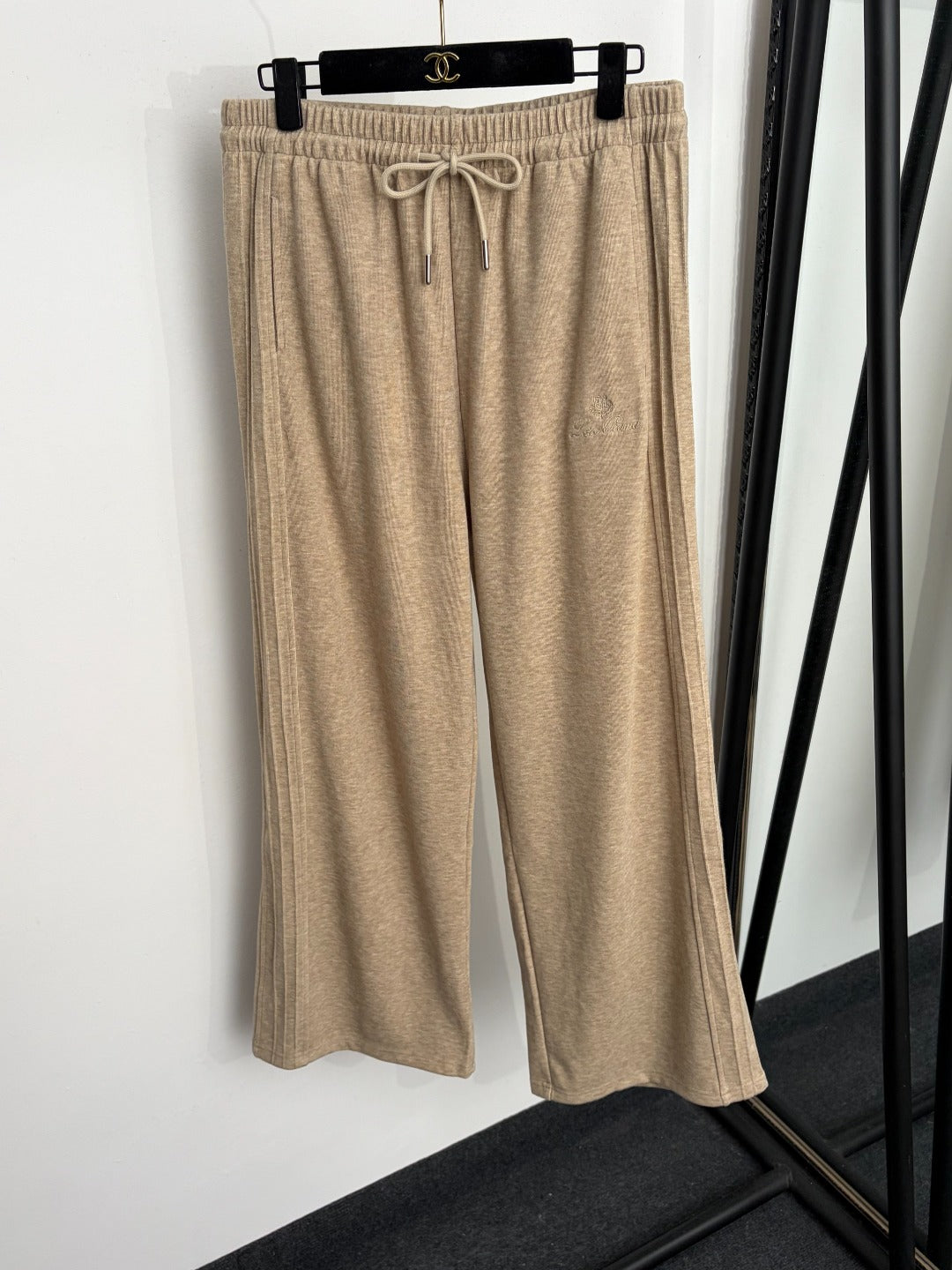 LORO PIANA 26S ZIP-UP HOODIE WIDE-LEG PANTS SET 1000