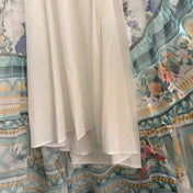 ZIMMERMANN 26S RUFFLE-SLEEVE FLORAL MIDI DRESS 251