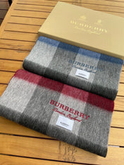 SCARF 180 CM IN NAVY BLUE MIX BLACK CASHMERE 394744