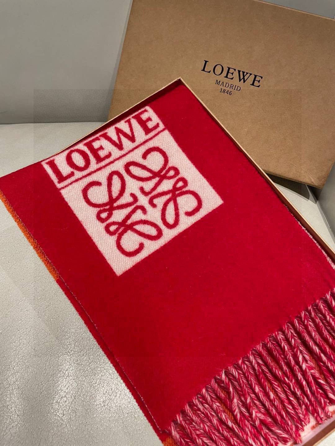 LOEWE 26S SCARF 190 IN CASHMERE 113522