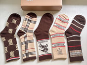 BURBERRY 26S CREW SOCKS 897551 (1 BOX)