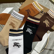 BURBERRY 26S CREW SOCKS 901107 (1 BOX)