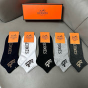 HERMES 26S ANKLE SOCKS 334251 (1 BOX)