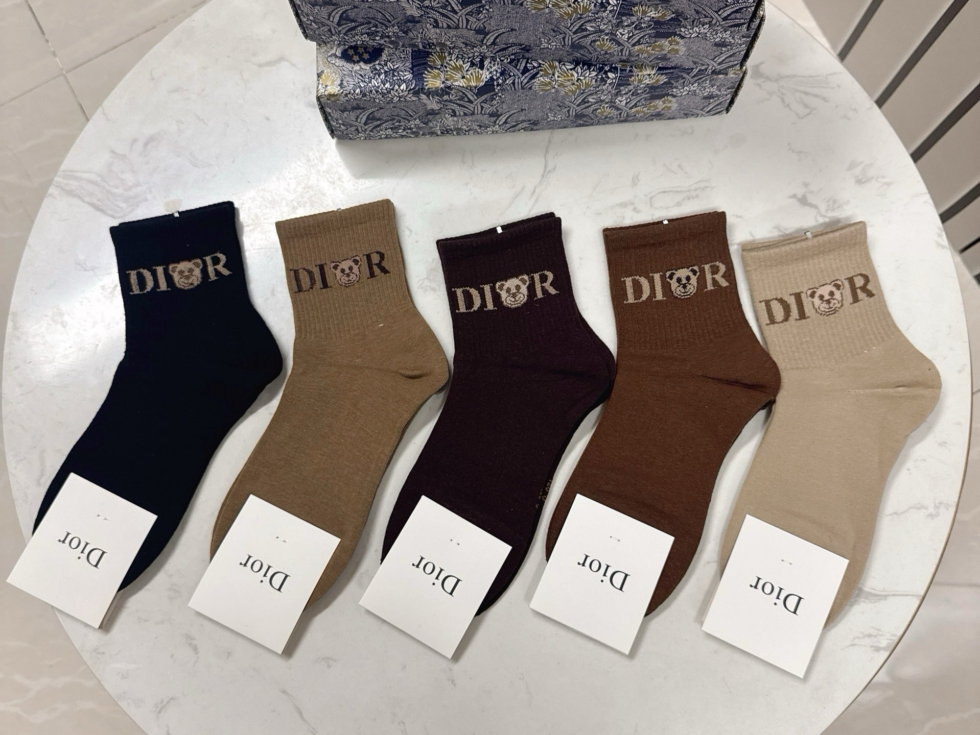 DIOR 26S ANKLE SOCKS 407200 (1 BOX)