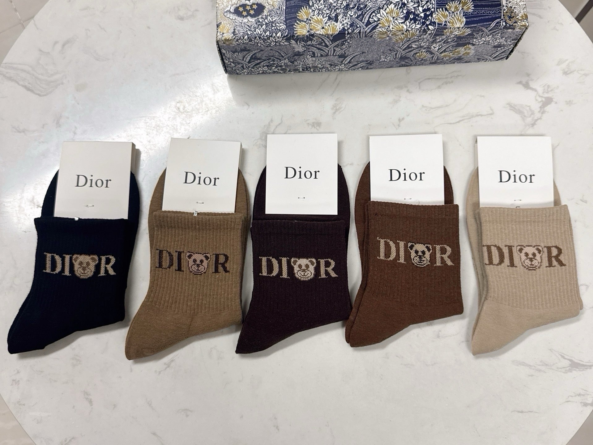 DIOR 26S ANKLE SOCKS 407200 (1 BOX)