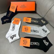HERMES 26S ANKLE SOCKS 407210 (1 BOX)