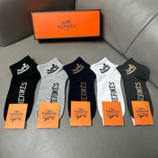 HERMES 26S ANKLE SOCKS 407210 (1 BOX)