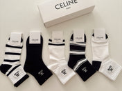 CELINE 26S ANKLE SOCKS 408756 (1 BOX)