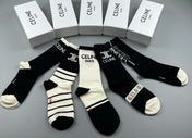CELINE 26S CREW SOCKS 410333 (1 BOX)