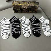 DIOR 26S ANKLE SOCKS 412455 (1 BOX)