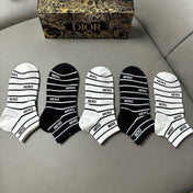 DIOR 26S ANKLE SOCKS 412455 (1 BOX)