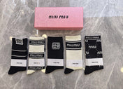 MIUMIU 26S CREW SOCKS 413939 (1 BOX)