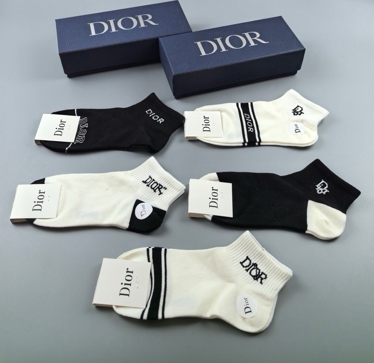 DIOR 26S ANKLE SOCKS 415736 (1 BOX)