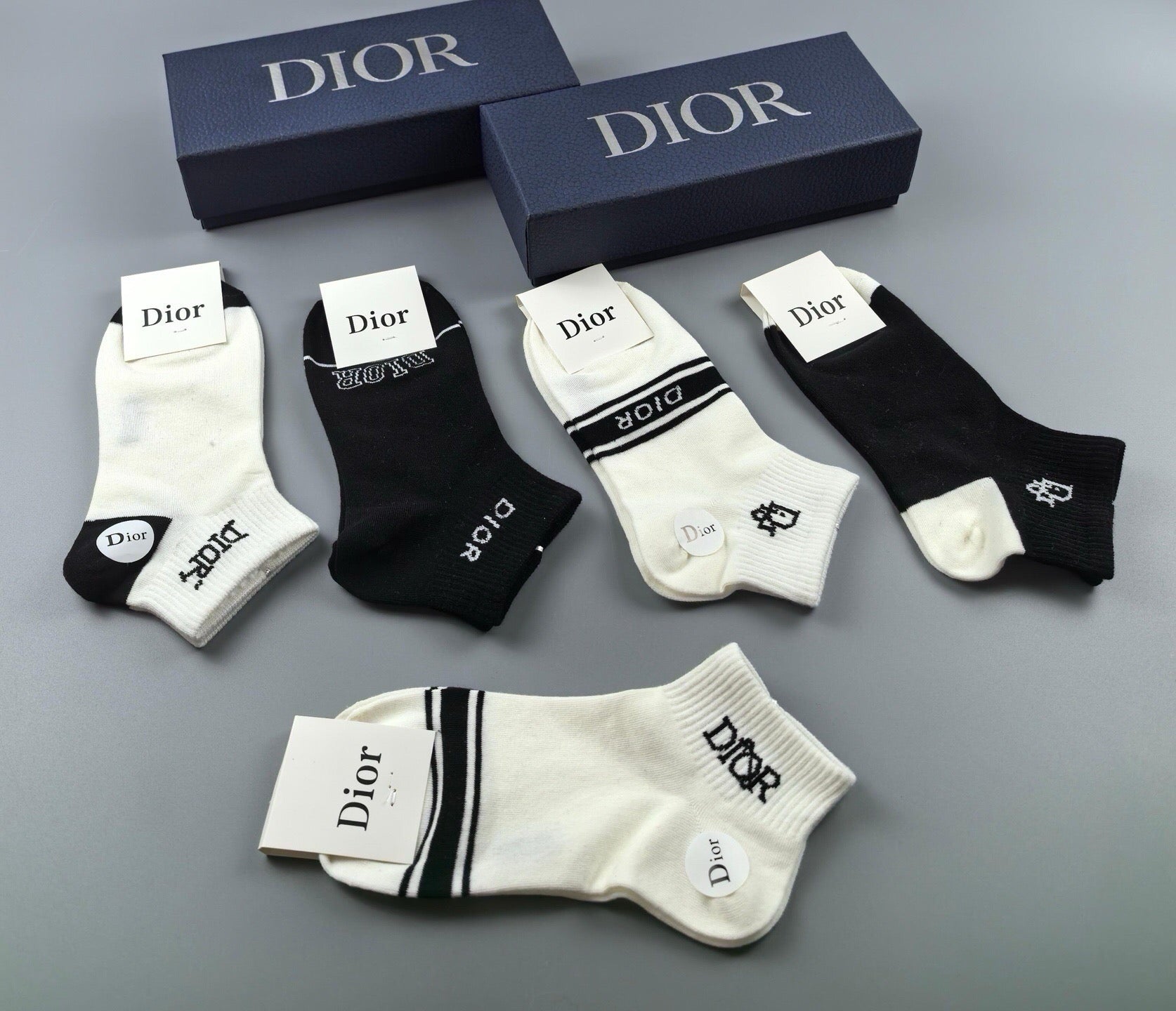 DIOR 26S ANKLE SOCKS 415736 (1 BOX)