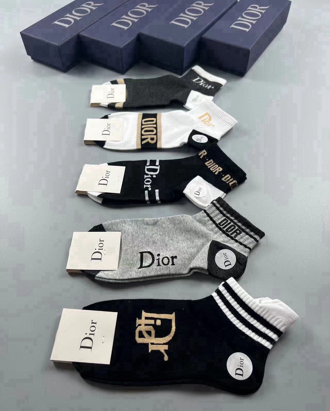 DIOR 26S ANKLE SOCKS 415737 (1 BOX)