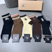 BURBERRY 26S ANKLE SOCKS 421191 (1 BOX)