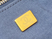 CHANEL 25S MEDIUM HOBO BAG 31 IN DARK BLUE DENIM GOLD HARDWARE