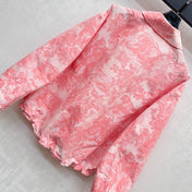 DIOR JACKET WITH TURN-DOWN COLLAR IN PINK