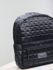 BACKPACK 37 IN BLACK PLAID NYLON