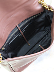 JAMIE 4.3 LARGE BAG 43 IN WINE RED LAMBSKIN GOLD HARDWARE