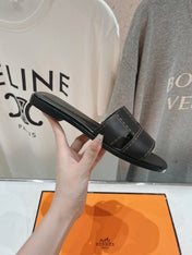 Idioma Sandal Black Calfskin
