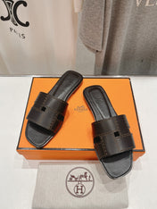 Idioma Sandal Black Calfskin