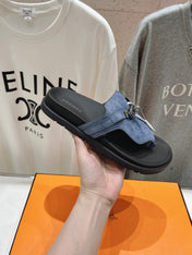 EMPIRE SANDAL BLACK MIX STONE SUEDE