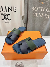 IZMIR SANDAL AEGEAN MIX HUNTER MIX PEACOCK LAMBSKIN