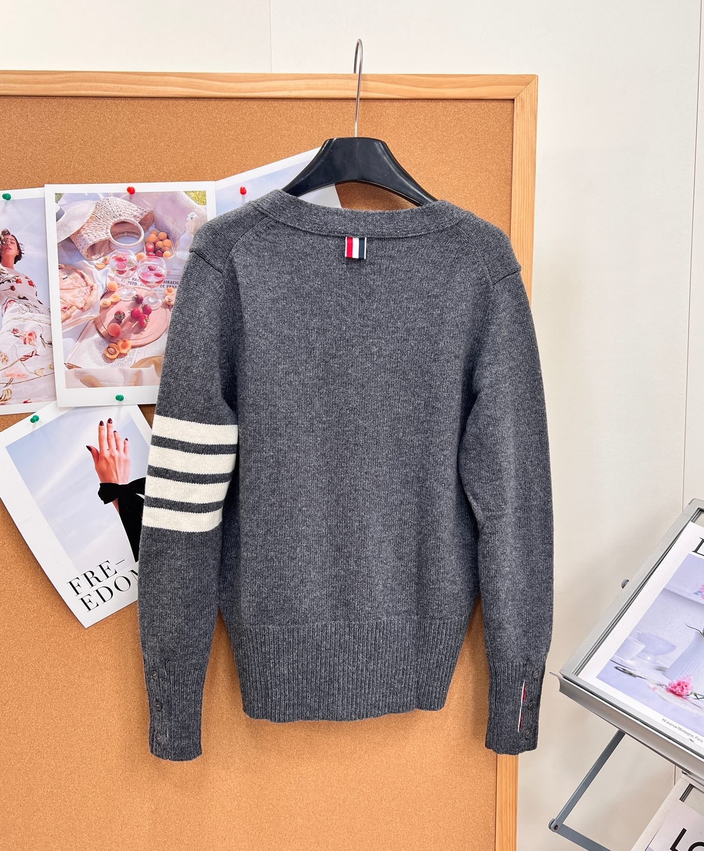 THOM 26S V-NECK KNIT CARDIGAN 292