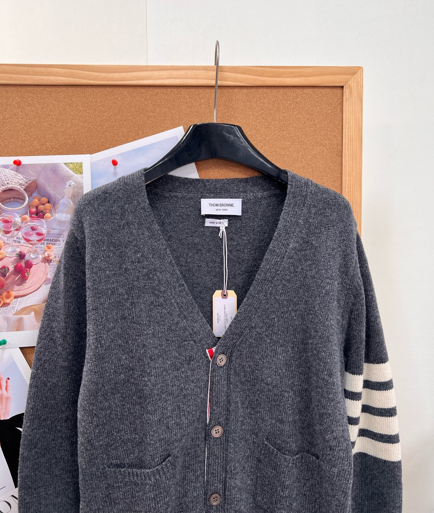 THOM 26S V-NECK KNIT CARDIGAN 292