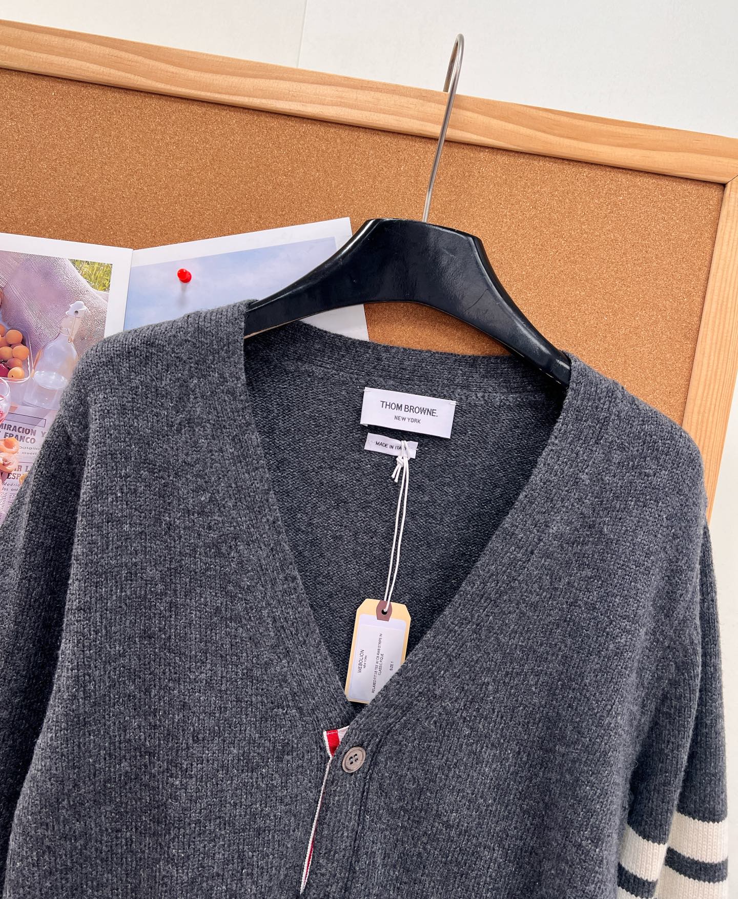THOM 26S V-NECK KNIT CARDIGAN 292